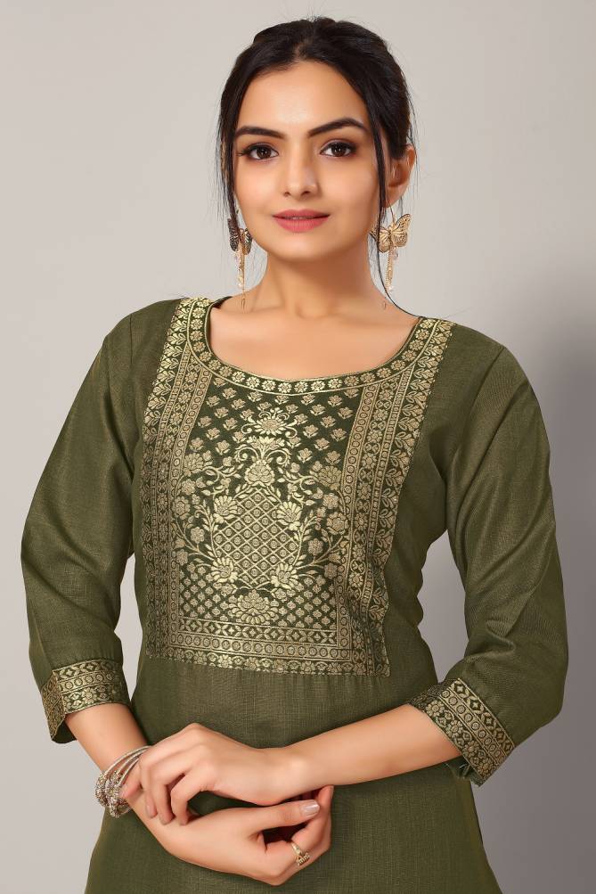 Nyka 1028 Latest Designer Ethnic Wear Cotton Kurti With Pant Collection